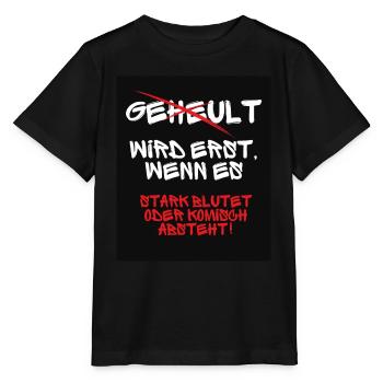 Il n’y a pas de pleurs - T-shirt bio MINI CREATOR Stanley/Stella Enfant - noir - Devant - Mikhail (115cm)