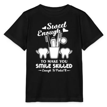 Dental Hygienist Dental Hygienist Protects Teeth - Stanley/Stella MINI CREATOR Kids’ T-Shirt - black - Front - Mikhail (115cm)