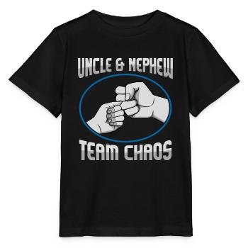 Godfather, uncle, godfather, godfather, uncle & nephew - Stanley/Stella MINI CREATOR Kids’ T-Shirt - black - Front - Mikhail (115cm)