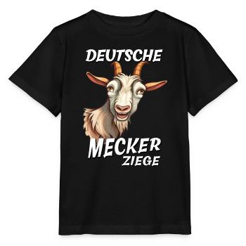 DEUTSCHE MECKER ZIEGE - Stanley/Stella Kinder T-Shirt MINI CREATOR  - Schwarz - Vorne - Mikhail (115cm)