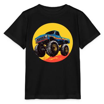 Monster Truck - Stanley/Stella MINI CREATOR Kids’ T-Shirt - black - Front - Mikhail (115cm)