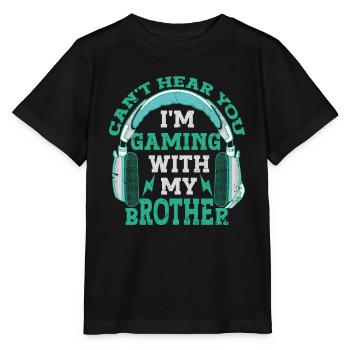 Video Games Gaming Boys Brother Teen - Stanley/Stella MINI CREATOR Kids’ T-Shirt - black - Front - Mikhail (115cm)