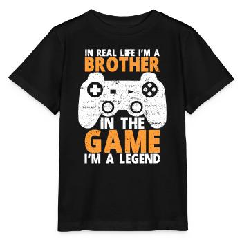 Video Games Gaming Boys Brother Teen - Stanley/Stella MINI CREATOR Kids’ T-Shirt - black - Front - Mikhail (115cm)