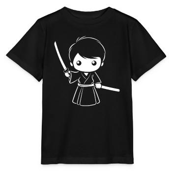 iaido - Stanley/Stella MINI CREATOR Kids’ T-Shirt - black - Front - Mikhail (115cm)