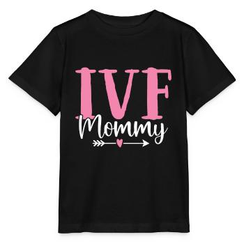 FIV Maman Embryologie FIV Prélèvement d’ovules d’ananas - T-shirt bio MINI CREATOR Stanley/Stella Enfant - noir - Devant - Mikhail (115cm)