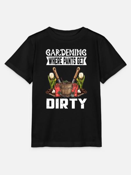 Lustige Gartenliebhaber Gemüse Hobbygärtner - Stanley/Stella Kinder T-Shirt MINI CREATOR - Schwarz
