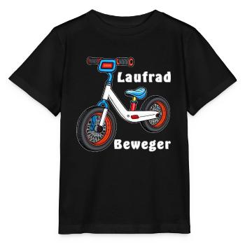 LAUFRAD BEWEGER - Stanley/Stella Kinder T-Shirt MINI CREATOR  - Schwarz - Vorne - Mikhail (115cm)