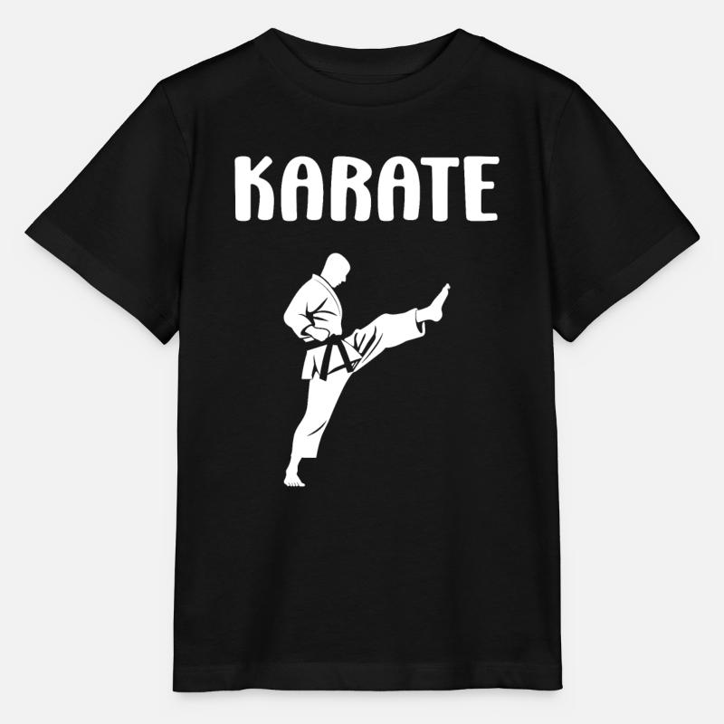 Karate - Stanley/Stella Kinder T-Shirt MINI CREATOR  - Schwarz