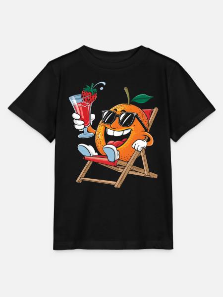 Orange - Stanley/Stella Kinder T-Shirt MINI CREATOR  - Schwarz