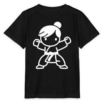 karate - T-shirt bio MINI CREATOR Stanley/Stella Enfant - noir - Devant - Mikhail (115cm)
