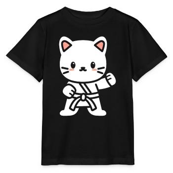 karate - T-shirt bio MINI CREATOR Stanley/Stella Enfant - noir - Devant - Mikhail (115cm)