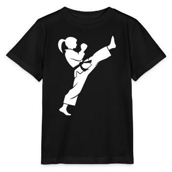 karate - T-shirt bio MINI CREATOR Stanley/Stella Enfant - noir - Devant - Mikhail (115cm)