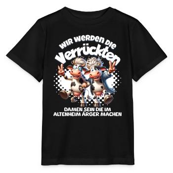 Drôles de vaches font des ennuis BFF - T-shirt bio MINI CREATOR Stanley/Stella Enfant - noir - Devant - Mikhail (115cm)