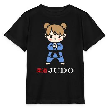 judo - Stanley/Stella MINI CREATOR Kids’ T-Shirt - black - Front - Mikhail (115cm)