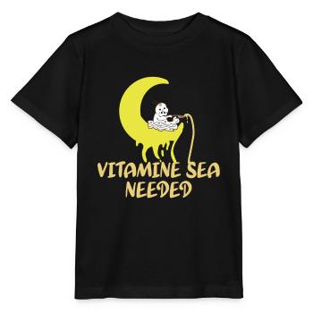 Vitamins Ocean Used Funny - Stanley/Stella MINI CREATOR Kids’ T-Shirt - black - Front - Mikhail (115cm)