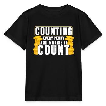 Accounting Secretary of Accountants Accounting - Stanley/Stella MINI CREATOR Kids’ T-Shirt - black - Front - Mikhail (115cm)