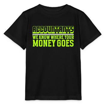 Accounting Secretary of Accountants Accounting - Stanley/Stella MINI CREATOR Kids’ T-Shirt - black - Front - Mikhail (115cm)