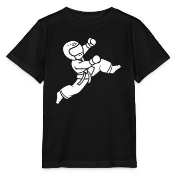 Taekwondo - Stanley/Stella Kinder T-Shirt MINI CREATOR  - Schwarz - Vorne - Mikhail (115cm)