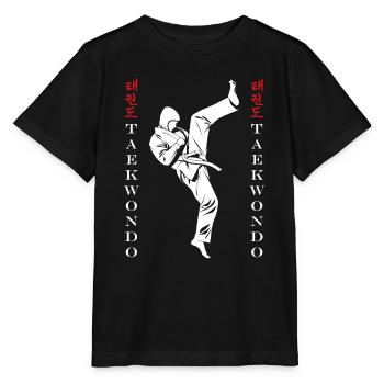 Taekwondo - Stanley/Stella Kinder T-Shirt MINI CREATOR  - Schwarz - Vorne - Mikhail (115cm)