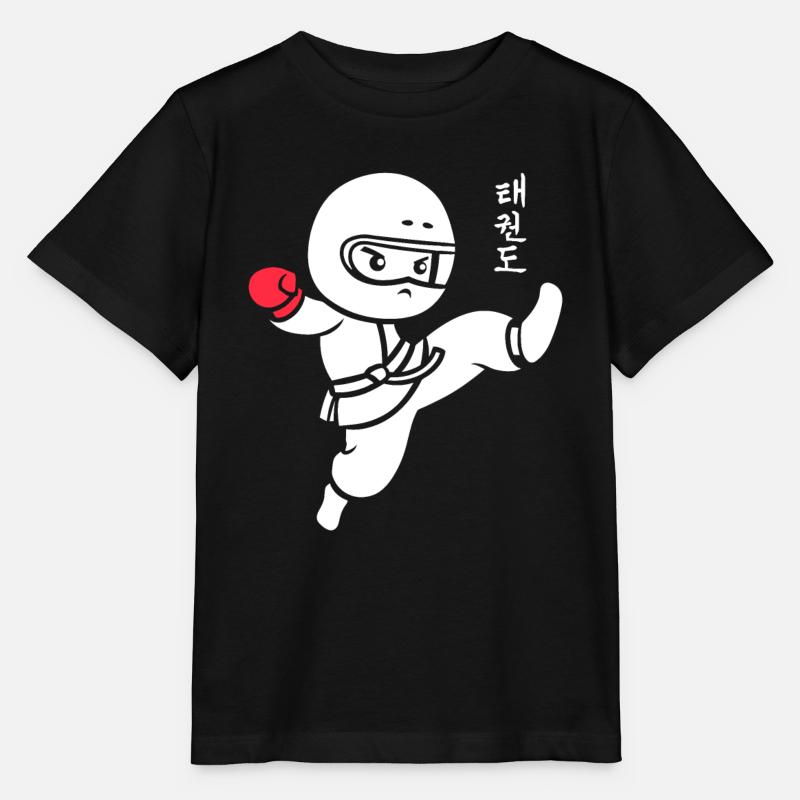 taekwondo - T-shirt bio MINI CREATOR Stanley/Stella Enfant - noir