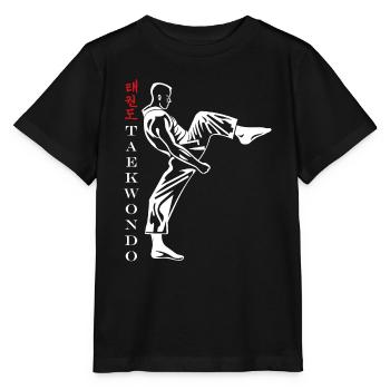 taekwondo - T-shirt bio MINI CREATOR Stanley/Stella Enfant - noir - Devant - Mikhail (115cm)