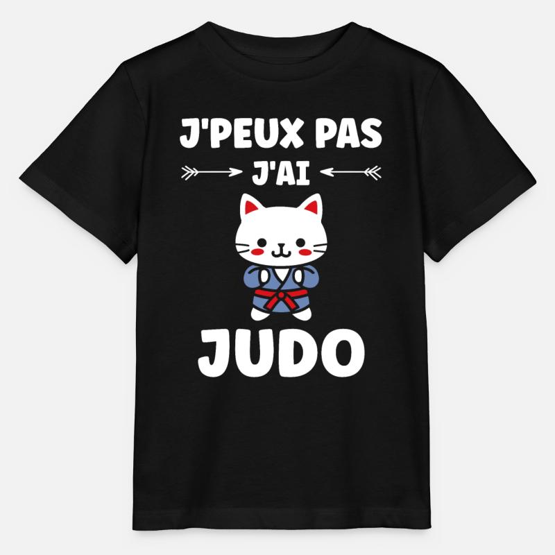 judo - T-shirt bio MINI CREATOR Stanley/Stella Enfant - noir