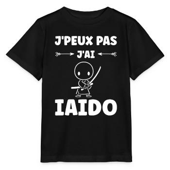 iaido - T-shirt bio MINI CREATOR Stanley/Stella Enfant - noir - Devant - Mikhail (115cm)