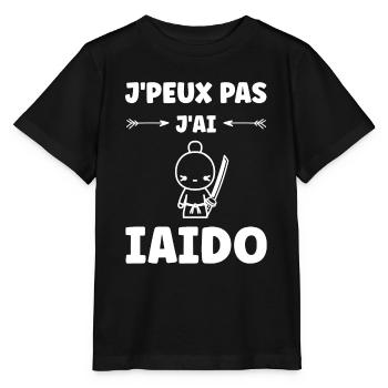 iaido - T-shirt bio MINI CREATOR Stanley/Stella Enfant - noir - Devant - Mikhail (115cm)