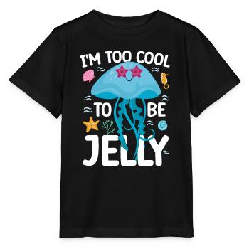 Drôle de méduse - T-shirt bio MINI CREATOR Stanley/Stella Enfant - noir - Devant - Mikhail (115cm)