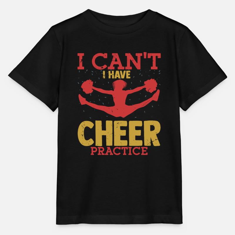 I Can't I Have Cheer Practice Cheerleader Cheerlea - Stanley/Stella Kinder T-Shirt MINI CREATOR  - Schwarz