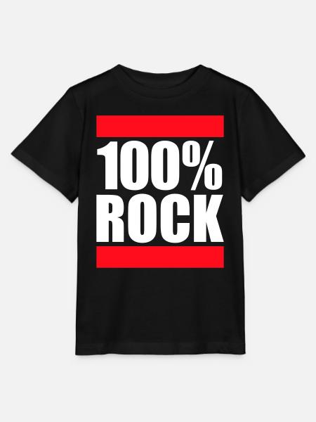 100 % Prozent Rock Heavy Metal Musik Text Logo Fun - Stanley/Stella Kinder T-Shirt MINI CREATOR - Schwarz