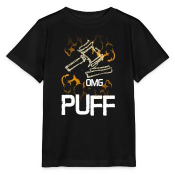 Omg Puff Gout Marteau vintage - T-shirt bio MINI CREATOR Stanley/Stella Enfant - noir - Devant - Mikhail (115cm)
