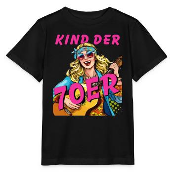FRAU KIND DER 70er - Stanley/Stella Kinder T-Shirt MINI CREATOR  - Schwarz - Vorne - Mikhail (115cm)