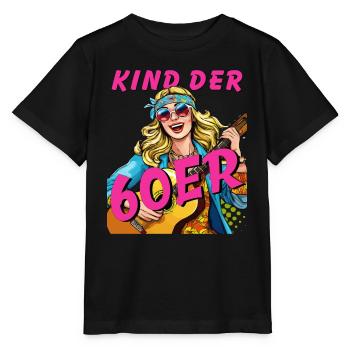 FEMME ENFANT DES ANNÉES 60 - T-shirt bio MINI CREATOR Stanley/Stella Enfant - noir - Devant - Mikhail (115cm)