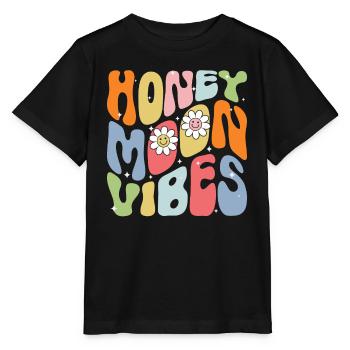 Flitterwochen Ehemann Ehefrau Paare Urlaubs - Stanley/Stella Kinder T-Shirt MINI CREATOR  - Schwarz - Vorne - Mikhail (115cm)