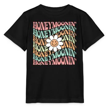 Flitterwochen Ehemann Ehefrau Paare Urlaubs - Stanley/Stella Kinder T-Shirt MINI CREATOR  - Schwarz - Vorne - Mikhail (115cm)