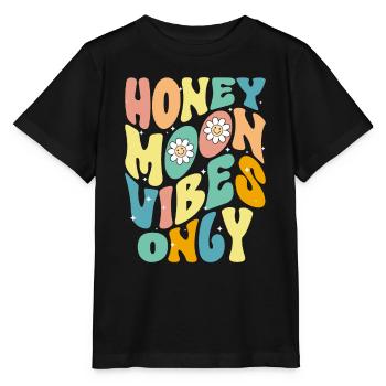 Flitterwochen Ehemann Ehefrau Paare Urlaubs - Stanley/Stella Kinder T-Shirt MINI CREATOR  - Schwarz - Vorne - Mikhail (115cm)
