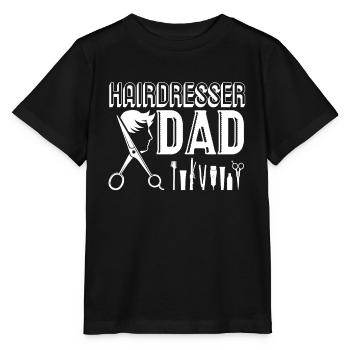 Hairdresser Hairdresser Dad - Stanley/Stella MINI CREATOR Kids’ T-Shirt - black - Front - Mikhail (115cm)