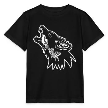 Coyote Coyote Floral Pattern - Stanley/Stella MINI CREATOR Kids’ T-Shirt - black - Front - Mikhail (115cm)