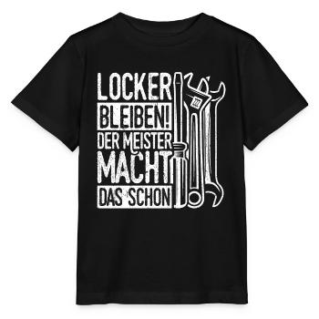 Maître artisan mécatronicien Examen de maître artisan - T-shirt bio MINI CREATOR Stanley/Stella Enfant - noir - Devant - Mikhail (115cm)
