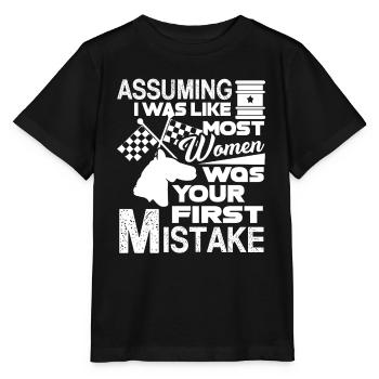 Barrel Racing Women Love Barrel Racing - Stanley/Stella MINI CREATOR Kids’ T-Shirt - black - Front - Mikhail (115cm)