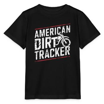 La passion de la course sur piste plate - T-shirt bio MINI CREATOR Stanley/Stella Enfant - noir - Devant - Mikhail (115cm)
