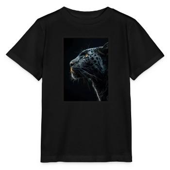 Panthères Panthère - T-shirt bio MINI CREATOR Stanley/Stella Enfant - noir - Devant - Mikhail (115cm)