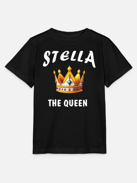 STELLA THE QUEEN - Stanley/Stella Kinder T-Shirt MINI CREATOR - Schwarz