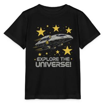 RAUMSCHIFFE - Stanley/Stella Kinder T-Shirt MINI CREATOR  - Schwarz - Vorne - Mikhail (115cm)