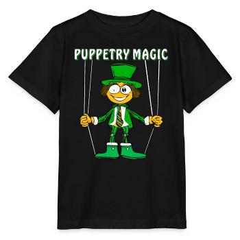MAGIE DES MARIONNETTES - T-shirt bio MINI CREATOR Stanley/Stella Enfant - noir - Devant - Mikhail (115cm)