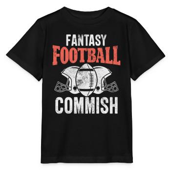 Fantasy Football Commish Jour de repêchage Drôle FFL - T-shirt bio MINI CREATOR Stanley/Stella Enfant - noir - Devant - Mikhail (115cm)