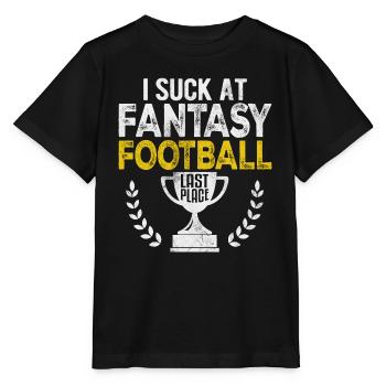Ich Sauge Bei Fantasy Football Last Plast Lustig FFL - Stanley/Stella Kinder T-Shirt MINI CREATOR  - Schwarz - Vorne - Mikhail (115cm)