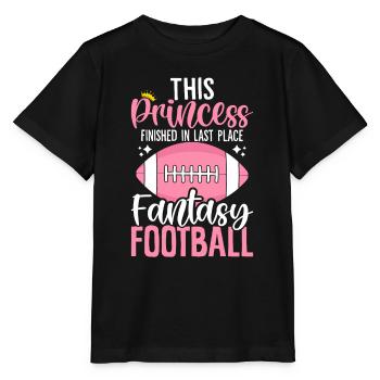Cette princesse a terminé à la dernière place du repêchage - T-shirt bio MINI CREATOR Stanley/Stella Enfant - noir - Devant - Mikhail (115cm)
