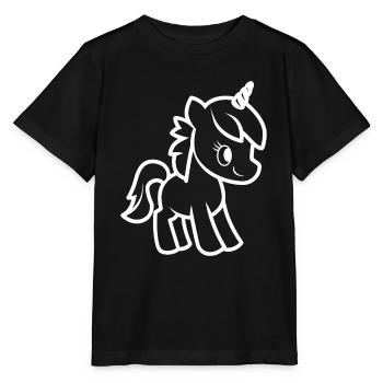Pony - Stanley/Stella Kinder T-Shirt MINI CREATOR  - Schwarz - Vorne - Mikhail (115cm)